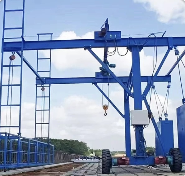 Anti-Collision Bridge Construction Trolley